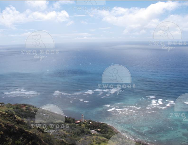 Digital Photo Download - Honolulu, Hawaii - Diamond Head Lighthouse